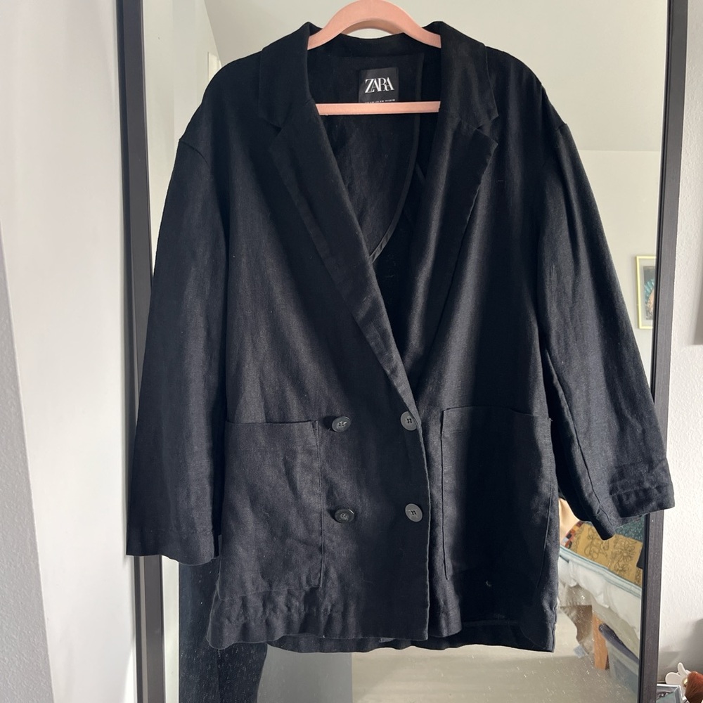 Zara Women's Black Blazer Jacket